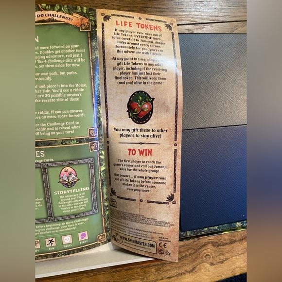 Spin Master Games - Jumanji - The Action-Packed Family Game for 2-4. Unused - Picture 5 of 7